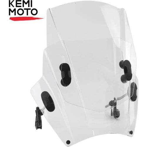 Motorcycle Windscreen Windshield Universal Motorbikes Deflector Adjustable For G310R R1150R R1200R F800S CB500X NC700X NC750X