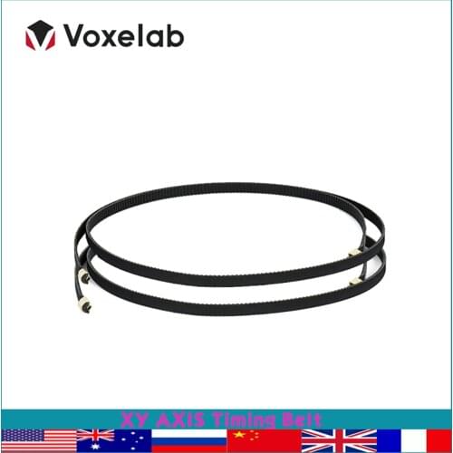 Voxelab 2PCS Timing Belt for Aquila 3D Printer Parts X Y Axis Motor Belt Replacement 3d Printer Accessories