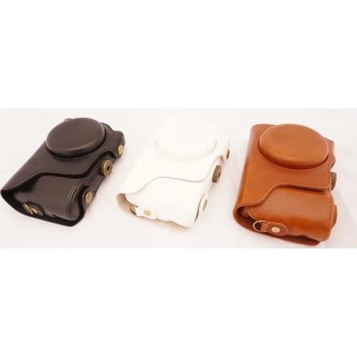 Top Quality Fashion Design PU Leather Camera Bag For Samsung GC200 /GC110/GC100 Vintage Video Storage Box Protective Case