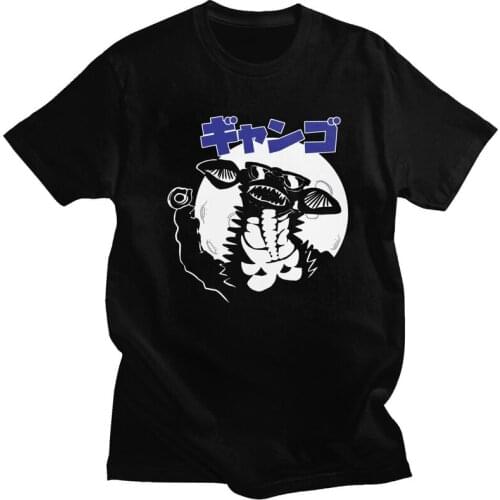 Funny Gremlins T Shirt Men Short Sleeved Cotton T-shirt Graphic Gizmo 80s Movie Mogwai Monster Sci Fi Tee Tops Fashion Tshirts