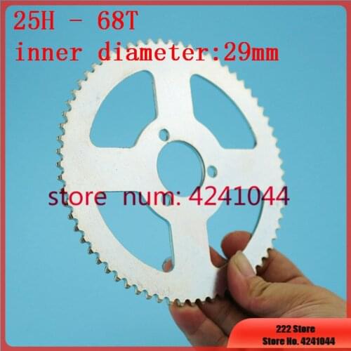 68T 25H Rear chain Sprocket 68 teeth 29 MM for Mini Moto ATV Quad Dirt Pit Pocket Bike 47CC 49CC