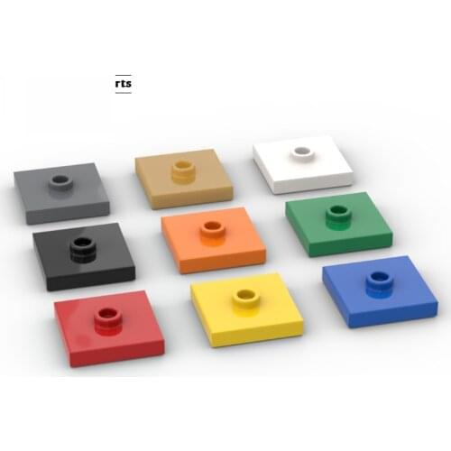 10PCS Plate Brick 23893 87580 2x2 high-tech alal Changeover Catch For Building Blocks Parts DIY Educational Creative Gft Toys