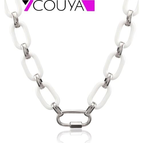 2021 Metal Silver Gold Plated Triangle Bead Curtain Choker Female Jewelry 316L Tassel Necklace Stainless Steel For Women