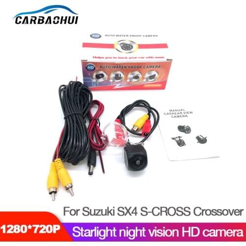 Car wireless Rear View Camera For Suzuki SX4 S-CROSS Crossover 2013~2015 CCD full HD Waterproof high quality Backup camera