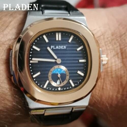 Top Brand PLADEN Mens Watches Waterproof Dive Fashion Business Watch Luxury Full Steel Luminous Quartz Clocks Relogio Masculino