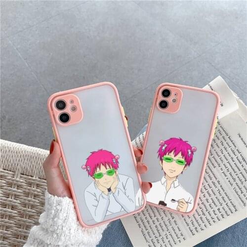 The Disastrous Life of Saiki Phone Case matte transparent For iphone 7 8 11 12 plus mini x xs xr pro max cover