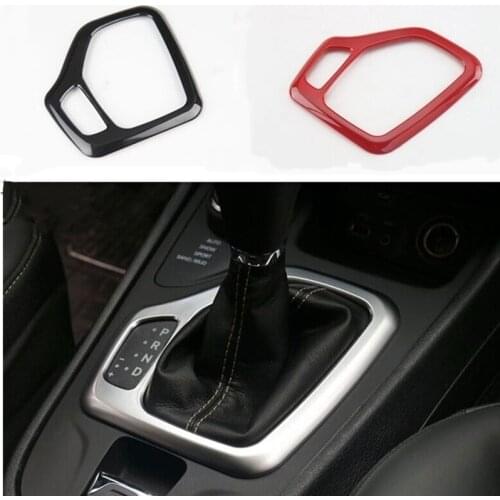 For Jeep Cherokee 2014 2015 2016 ABS Chrome Inner Gear Box Panel Decoration Frame Cover Interior Accessories 1pcs Car-Styling