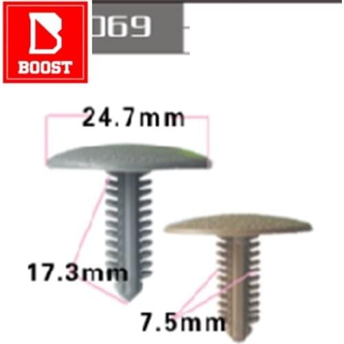 For Toyota Honda Changan 100Pcs Plastic Vehicle Fastener Retainer Rivet Bumper Clips Door Panel Fender High quality