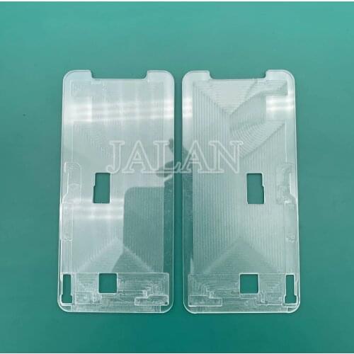 YMJ mold Unbent flex plastic part for iphone XS LCD display screen glass laminating unbent flex cleaning glue no damaged LCD