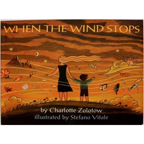 When The Wind Stops By Charlotte Zolotow Educational English Picture Book Learning Card Story Book For Baby Kids Children Gifts