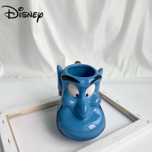 Disney Mugs Aladdin Magic Lantern 3D Creative Ceramic Mugs Cartoon Large Capacity Home and Office Drinking Mugs
