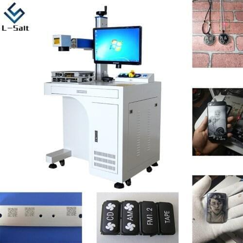 Laser marking machine for plastic metal label marking rings stainless steel