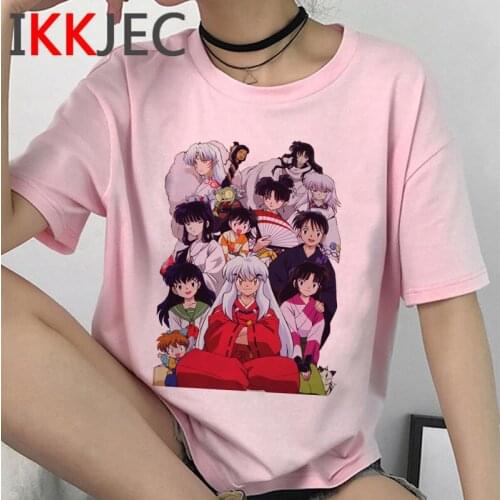 Inuyasha t shirt male kawaii grunge vintage t shirt ulzzang