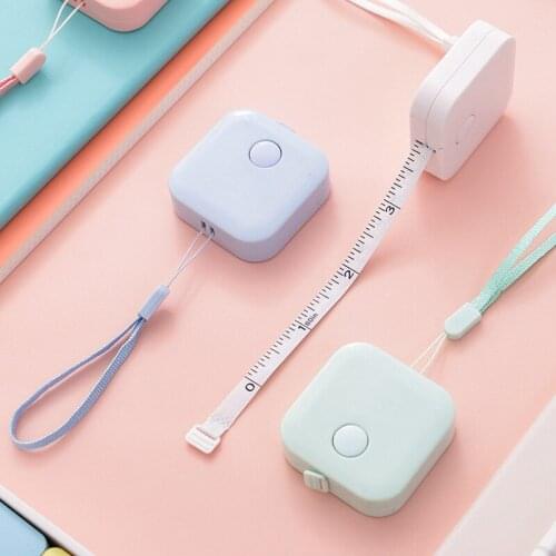 New Colorful Measuring Tape Clothing Size Tape Measure Sewing Tools Accessory Mini Tape Meter Tape Tailor Ruler Keychain