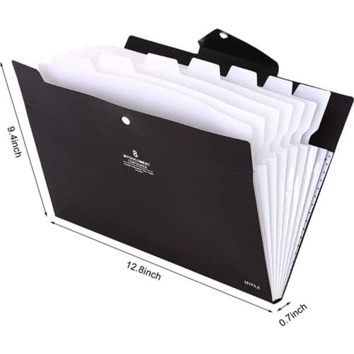 Document Folder Holder Organizer Fastener Office School Supplies Fashion Document Binder Carpetas