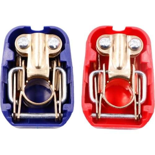 A Pair Positive & Negative Electrode Quick Release Lift Off Connector Clamps Car Battery Terminals Car Accessories