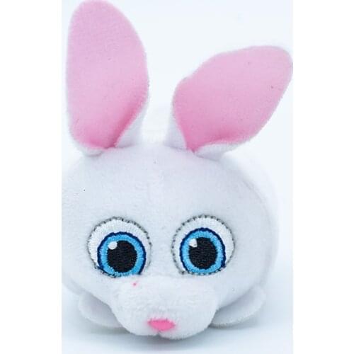 10CM Ty Big Eyes Stuffed Animal the Secret Life of Pets Rabbit Snowball Lovely Purple Fat Cat Soft Toys Doll Christmas Gift