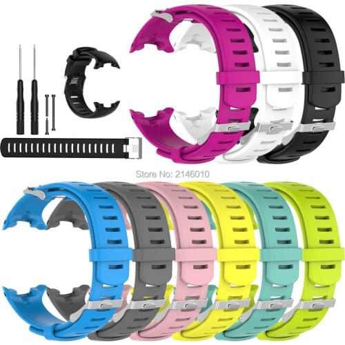 Adjustable Replacement Silicagel Soft Band Strap For Suunto D4/D4i Novo Watch