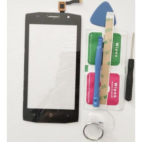 BINYEAE 4.7''Touch Screen For HOMTOM Zoji Z6 Digitizer Touch Panel Glass Lens Sensor Free Tools+Adhesive