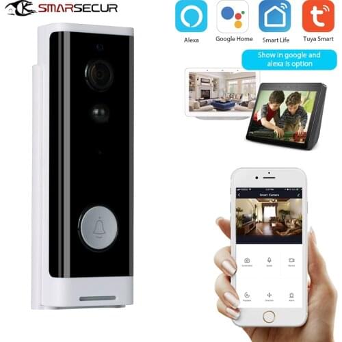 1080P Tuya Smart Wifi Doorbell Camera Ring Door Bell App Intercom Motion Detector Night Vision Security Camera