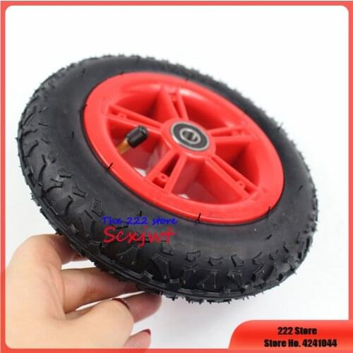 200x40 Inner and Outer Tire with Hub 8 Inch Inflation Wheel for Folding Bicycle Scooter Car Motorcycle Accessories Babys Car