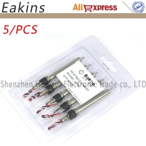 5/pcs Original Bakon High Quality VH90 High Frequency Soldering Station Heating Core For BK2000/BK3200/BK3500/QUICK 203/203H/204