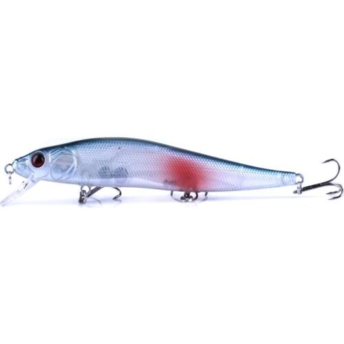 YUZI Floating Lures 14CM 22.9G Minnow Wobbler Artificial Pesca Hard Bait Swimbait Crankbait 10 Colors 4# Treble Hook Fishing