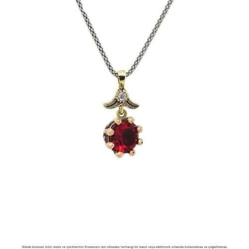 Silver Lal Cubic Zirconia Women Necklace