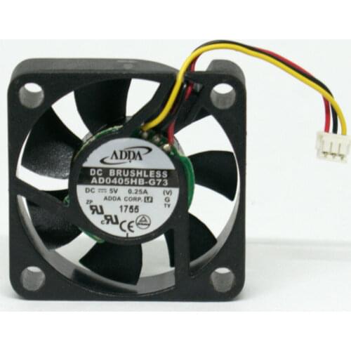 1pc ADDA AD0405HB-G73 40x40x10mm 4010 5V 0.25A 3pin 7 Blades DC Brushless Fan