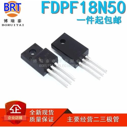 10pcs/lot FDPF18N50 PFV218N50 18N50 18A 500V TO-220F