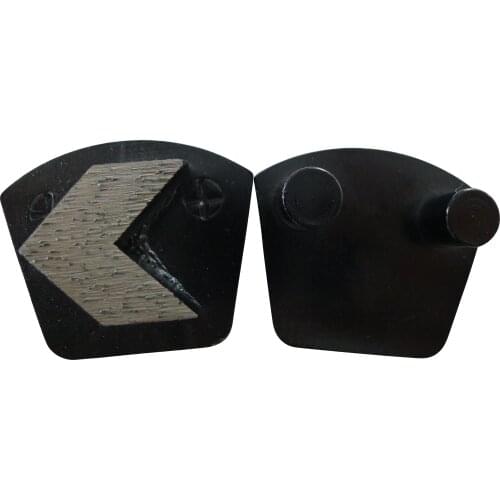 Two Pins Diamond Grinding Shoes Floor Polishing Pads for Concrete Floor Preparation 12pcs Free Shipping