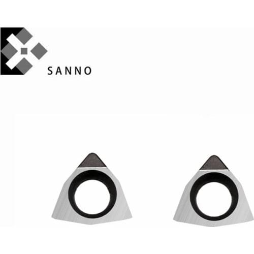 High quality and inexpensive Non-ferrous met R0.2 WBMT060102 PCD CNC Carbide milling inserts for Non-ferrous metal and nonmetal