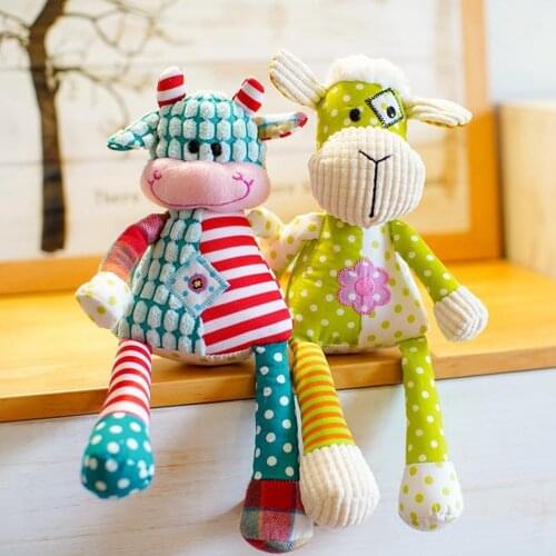 28CMThe baby soothed the baby chicks and calves the plush toy sleeping Rag Doll