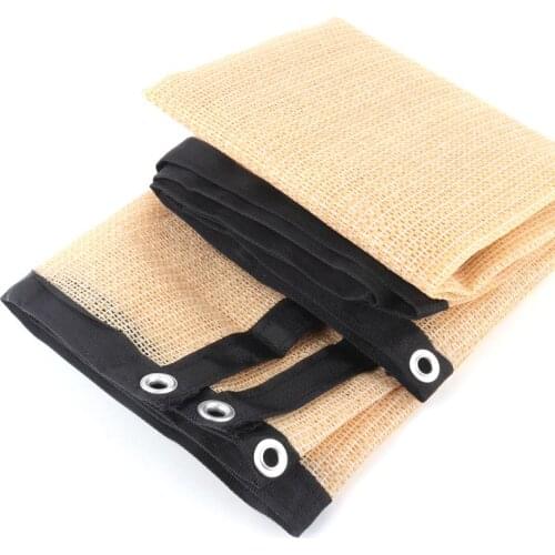 50~70% Shading Hi-Quality Beige Gardening Sun Shade Net Succulent Plants Sunshade Sails Outdoor Anti-UV Sunshade Net