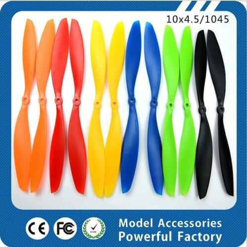 6colors quadcopter multirotor fixed wing 1045 propeller 10inch propellers helicopter QAV quadcopter multirotor propeller 1045