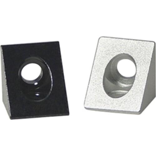 6pcs V-slot Black Angle Corner Connector 90 degree Angle Bracket for Openbuilds CNC/ 3D printer DIY parts