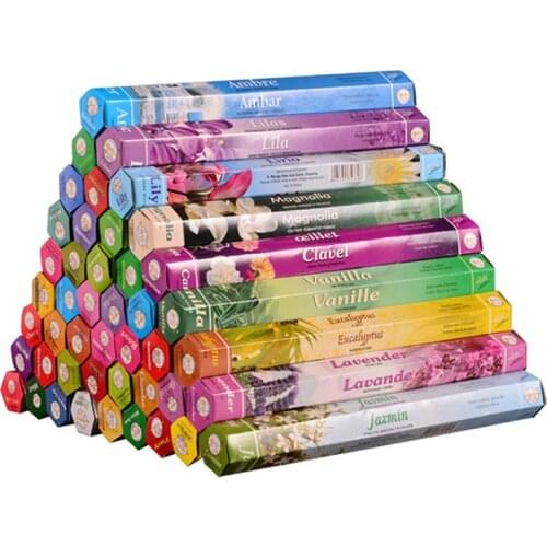 3/4/5/10 Boxes Handmade Indian Incense Rich Aroma Sandalwood Indoor Fragrance Home Living Room Decoration Gift Yoga Aromatherapy