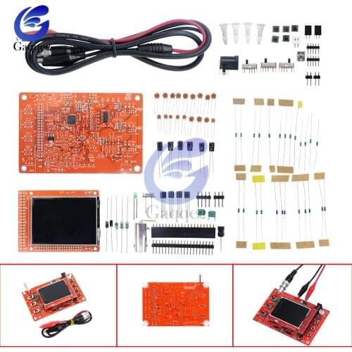 Digital Oscillocope with Probe Alligator Clip Development Board for Arduino Electronic Learning Kit Oscilloscope DIY Kit