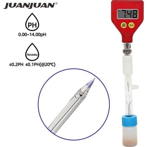 PH-98108 pH Meter Sharp glass Electrode for Water Food Cheese Milk Soil pH Test 20%off