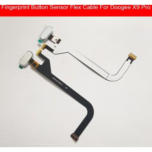 Fingerprint Sensor Home Button Flex Cable For Doogee X9 Pro X9Pro Menu Return Key Touch Sensor Flex Ribbon Replacement parst