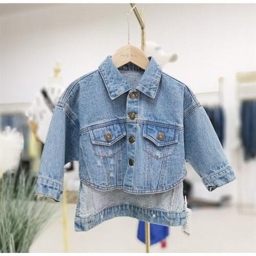 Kids Jackets Spring Autumn Korean Jacket for Girls Boys Outerwear Toddler Baby Clothing 2020 Loose Children Coats 2 3 4 5 6 Y