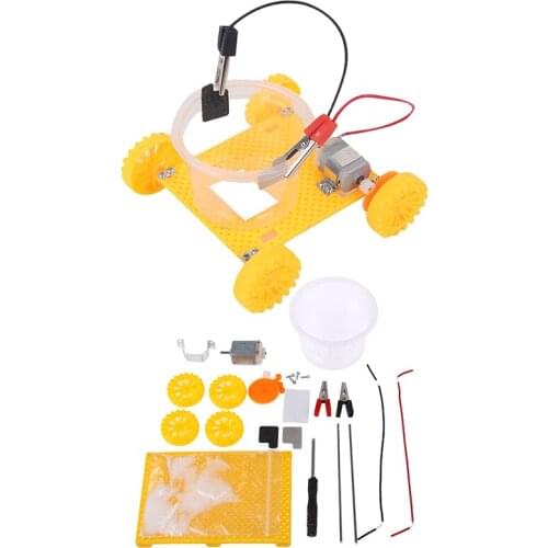 DIY STEM Magical Student Scientific Experiment Toy Salt Water Power Car Science Toy DIY Chemical Gizmo