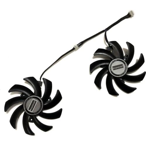 2pcs/Set FY09010H12LPB FY09010H12LPA RX 480/470 VGA GPU Graphics Fan For XFX R9 285/290/290X/280X/390X Video Card Cooling