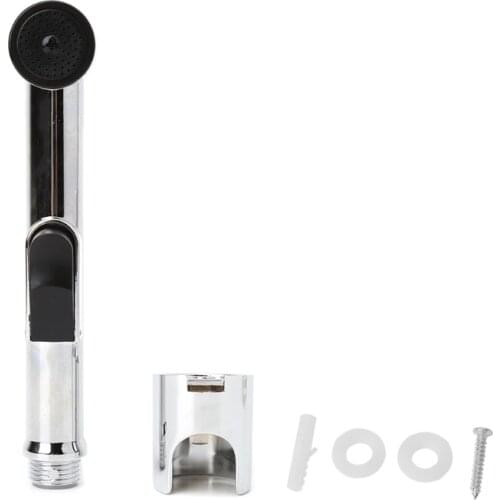 Chrome ABS Sprayer Handheld Toilet Bidet Shattaf Spray Bathroom Toilet Bidet Shower Head Nozzle Showerhead W315