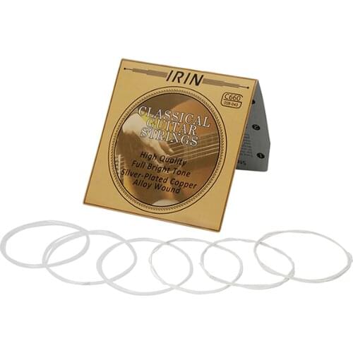 M MBAT High Quality C660 6Pcs Guitar Strings Nylon Alloy Bright Tone String Set Classical Acoustic Folk Guitar Accessory