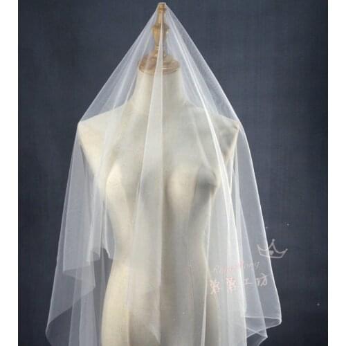 GLace 3M/lot black white soft mesh sewing fabric for wedding decoration DIY material TX1453