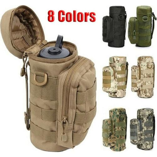 Tool Kettle Set Outdoor Tactical Military Water Bags Shoulder Bottle Holder Multifunction Bottle Pouch
