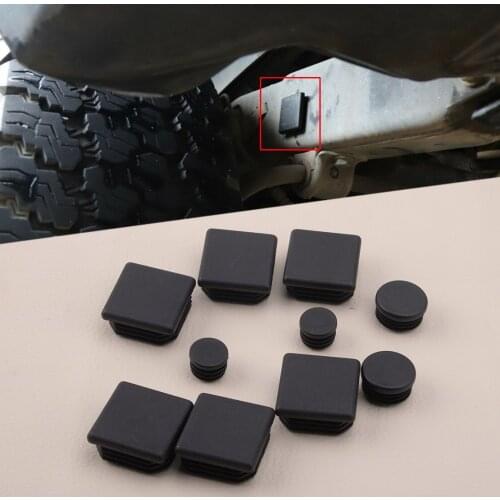 New Chassis Rubber Waterproof Stopper Plugs Kit Fit For Jeep Wrangler JK 2007 2008 2009 2010 2011 2012 2013 2014 2015 2016 2017