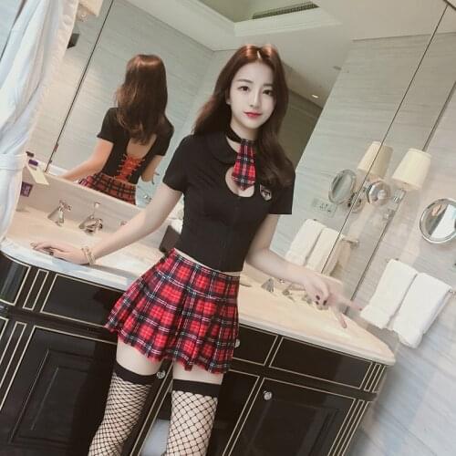 Jimiko Sexy Student Uniform Sexy Skirt For Costume Erotic Cosplay Fantasy Schoolgirl Naughty Hot Lingerie Role-playing Game New