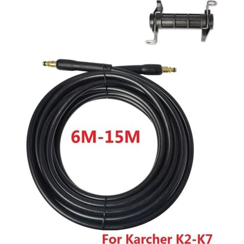 6-15 Meters High Pressure Washer Hose Car Washer Water Cleaning Extension Pipe Cord for Karcher K2 K3 K4 K5 K6 K7 K-series